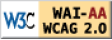 遵守2A級無障礙圖示，萬維網聯盟（W3C）- 無障礙網頁倡議（WAI） Web Content Accessibility Guidelines 2.0